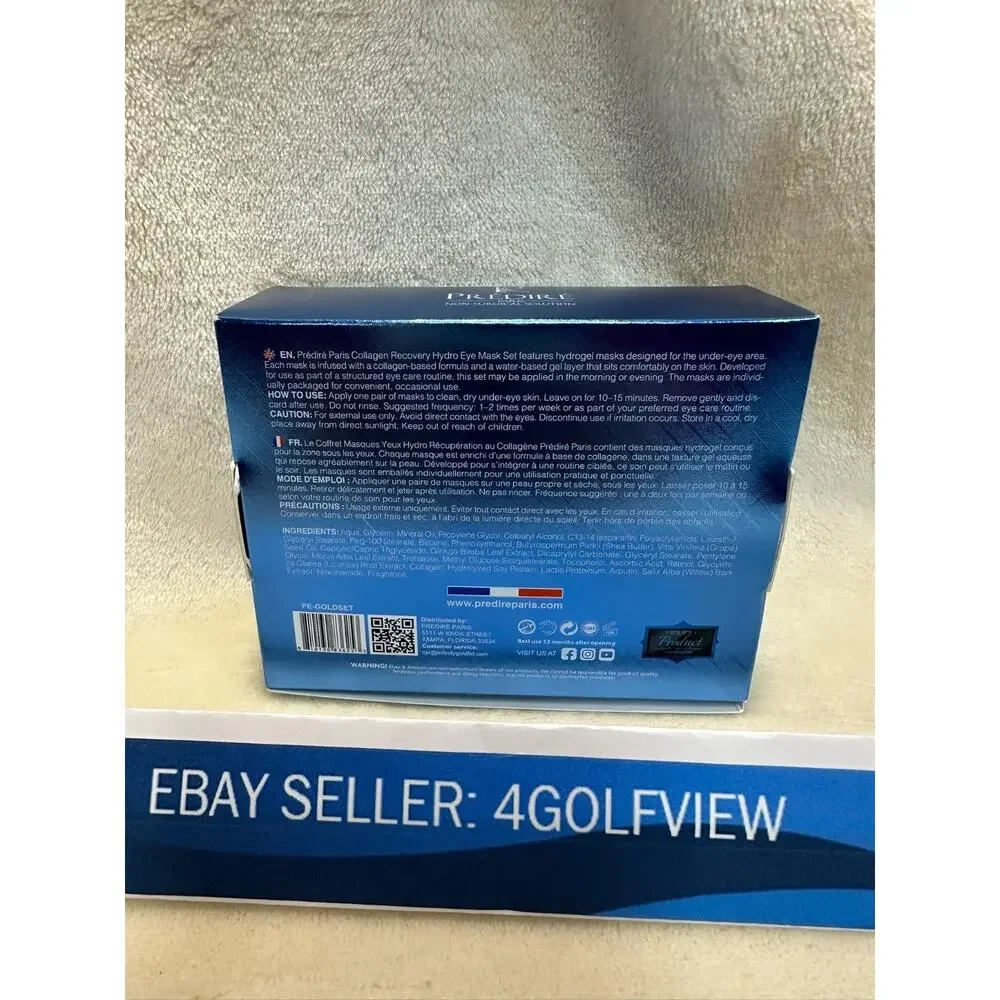 Collagen Recovery Hydro Eye Mask Set (12 Pairs) | Luxury Spa